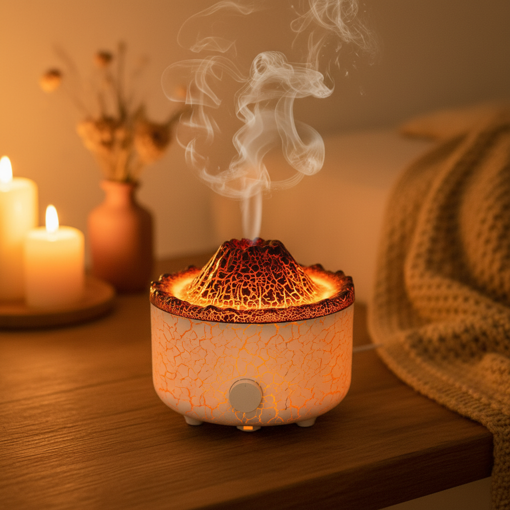 Volcano Diffuser White – Cozy Background
